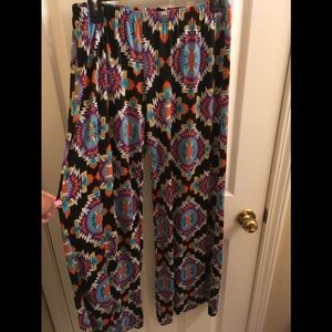 Stretchy Palazzo Pants